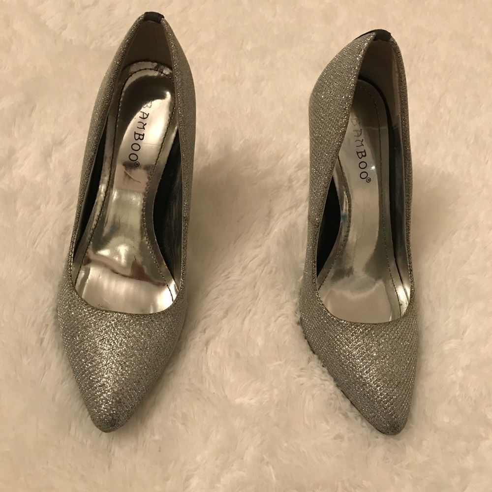 Silver heels